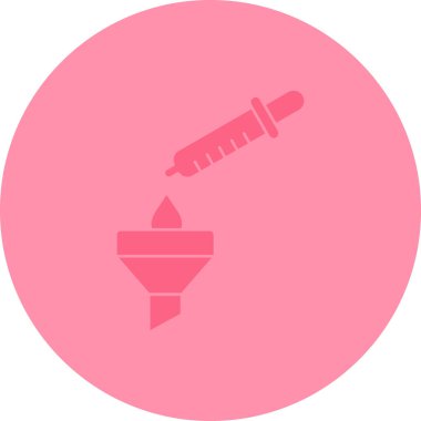 Tornavida ikonu. ince daire tasarımı. vektör çizim biçimi.