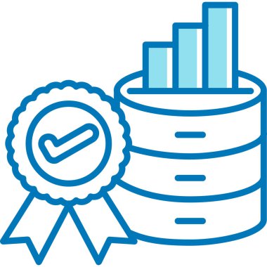 Bar çizelgesi. Web simgesi basit illüstrasyon