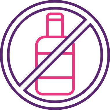 şişe simgesi, modern vektör illüstrasyon tasarımı