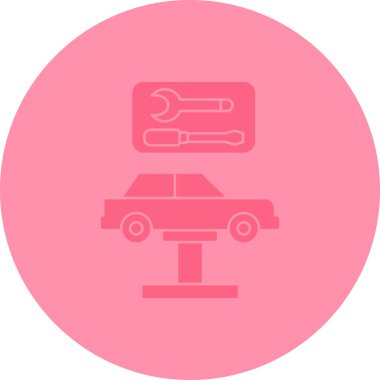 - Araba. Web simgesi basit illüstrasyon