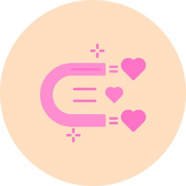 Kalp. Web simgesi basit illüstrasyon