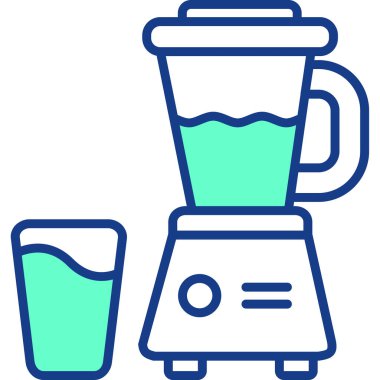 Kahve ikonu, vektör illüstrasyonu basit tasarım