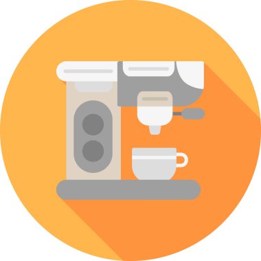 kahve makinesi vektör simgesi