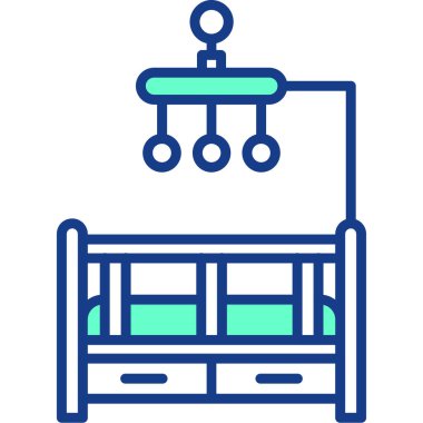 Masa. Web simgesi basit illüstrasyon