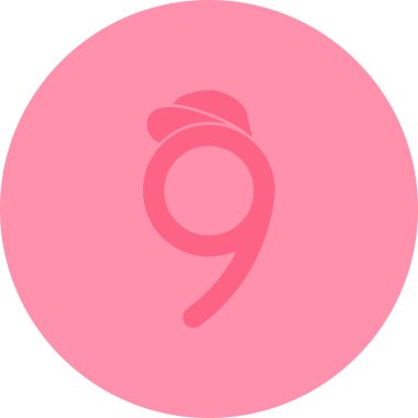 Kadınlar için a harfinin vektör illüstrasyonu