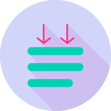 Modern bir simgenin vektör illüstrasyonu