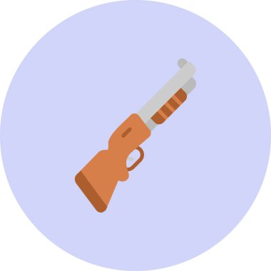 Bir silah simgesinin vektör illüstrasyonu