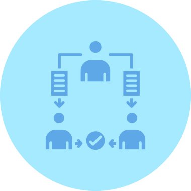 İnsan simgesinin vektör illüstrasyonu