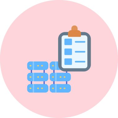 sunucu veri işleme vektör illüstrasyonu