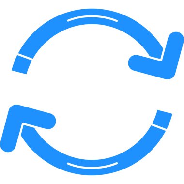 Simgeyi tazele, vektör illüstrasyonu