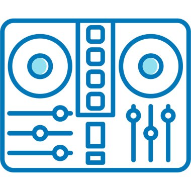 DJ müzik simgesi, özet biçimi