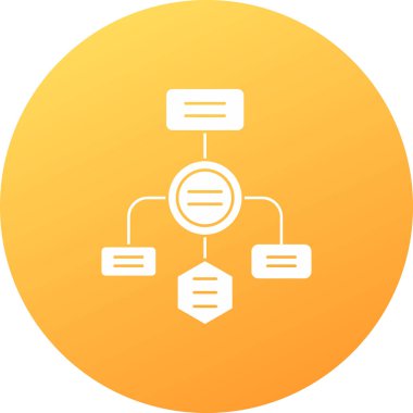 İş ve finans simgesinin vektör illüstrasyonu