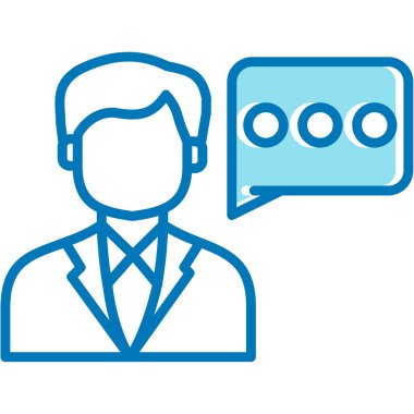 Konuşma balonu vektör çizimi