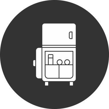 bagaj. Web simgesi basit illüstrasyon