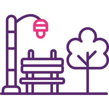 Fabrika simgesi vektör illüstrasyonu