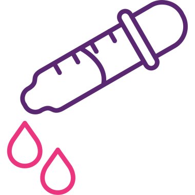 - Kan. Web simgesi basit illüstrasyon