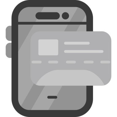 akıllı telefon simgesi vektör illüstrasyonu