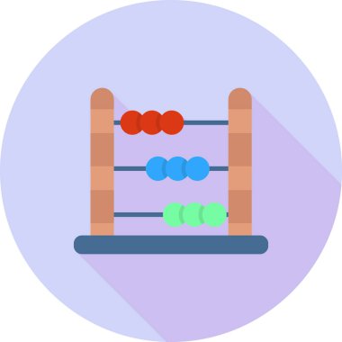 acus yassı ikon vektör illüstrasyonu