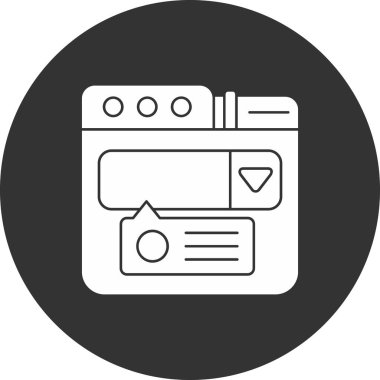 Kolayca değiştirebilen ya da düzenleyebilen tarayıcı web tasarım vektörü simgesi