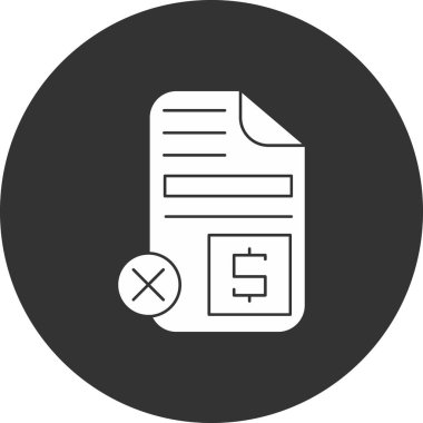 Belge. Web simgesi basit illüstrasyon