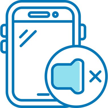 Akıllı telefon. Web simgesi basit illüstrasyon.