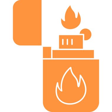 Yangın. Web simgesi basit tasarım