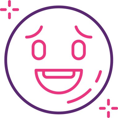 Özet biçiminde emoji yüz simgesi