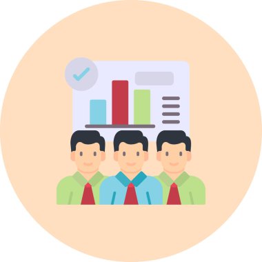 iş vektörü simgesi modern basit illüstrasyon