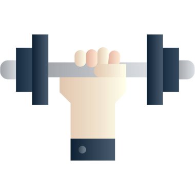 el kaldırma ağırlığı izole edilmiş simge