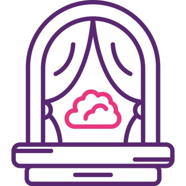 uyuyan simge, beyaz arkaplanda izole edilmiş vektör çizimi