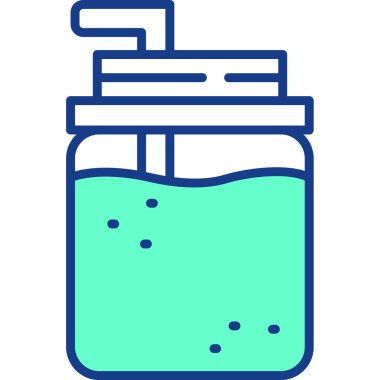 İç bakalım. Web simgesi basit illüstrasyon