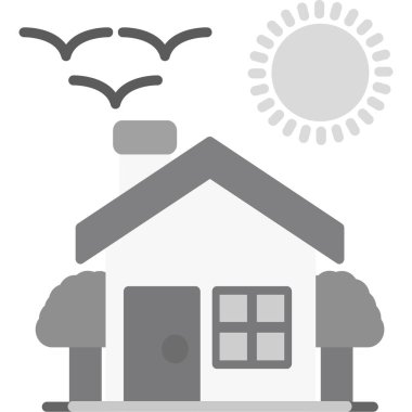 ev simgesi vektör illüstrasyonu