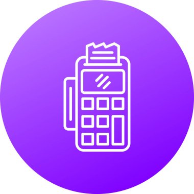 Cep telefonu simgesi, vektör illüstrasyonu