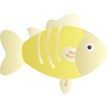 Çizgi film balıklarının vektör çizimi.