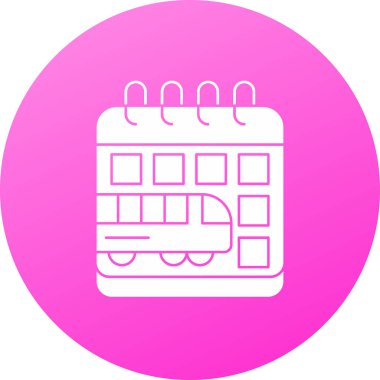 Güzel Takvim Vektörü Kabartma simgesi