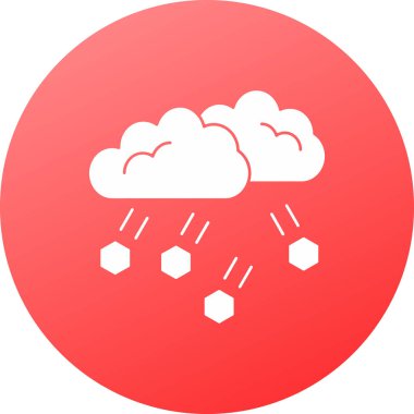 Yağmur. Web simgesi basit tasarım