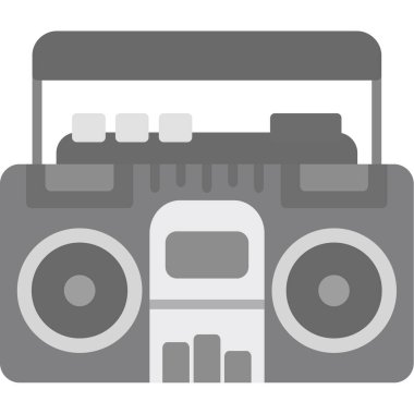 ses kaset simgesi, vektör illüstrasyonu