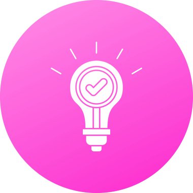 Üzerinde yıldız işareti olan bir ampul. vektör illüstrasyonu