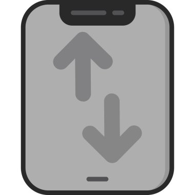 Telefon simgesi vektör illüstrasyonu