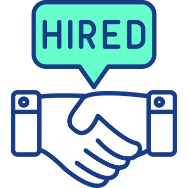 İş. Web simgesi basit illüstrasyon