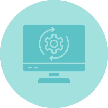 seo modern simgesinin vektör illüstrasyonu