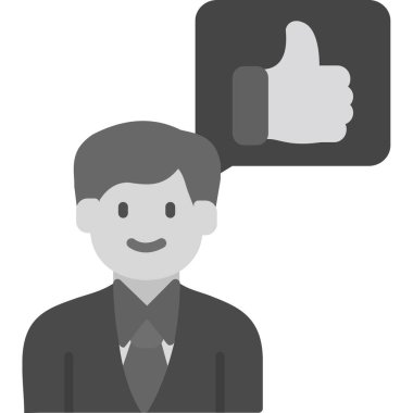 İş adamının vektör illüstrasyonu