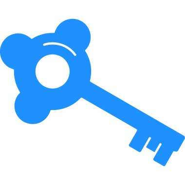 Anahtar. Web simgesi basit illüstrasyon