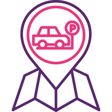 - Araba. Web simgesi basit tasarım