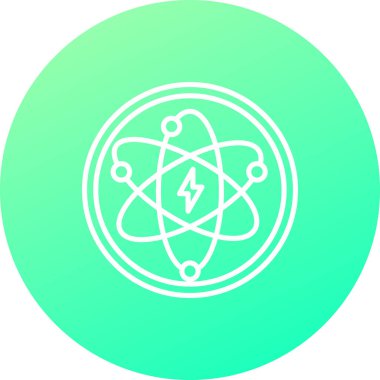 vektör atom simgesi illüstrasyonu