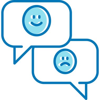 Geri besleme simgesi vektör illüstrasyonu