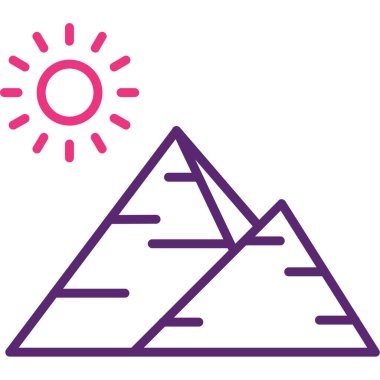 Modern bir simgenin vektör illüstrasyonu