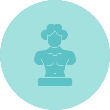 Güzel bir kadının vektör illüstrasyonu