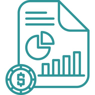 Çizelge. Web simgesi basit illüstrasyon