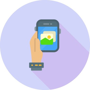 Düz vektör simgesi